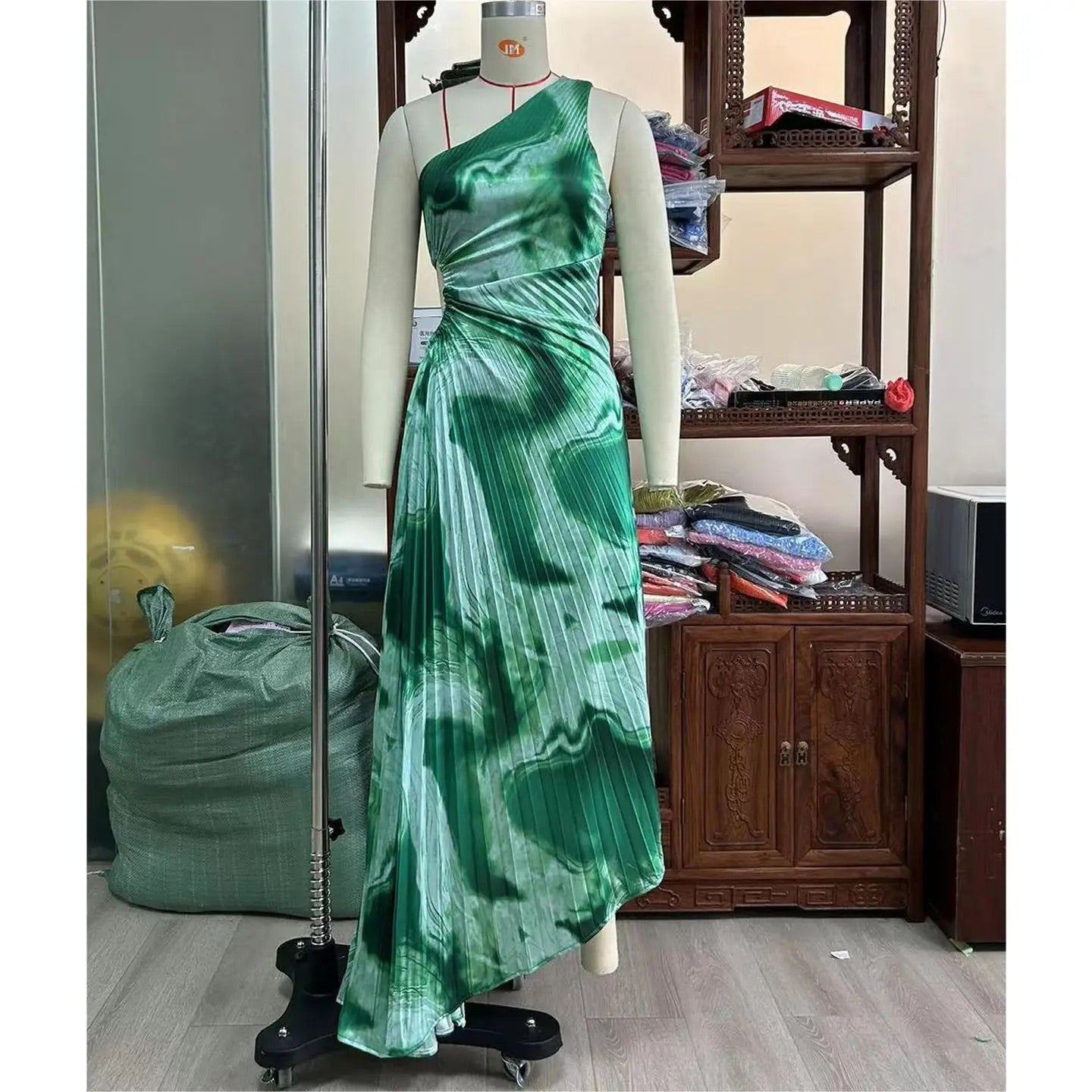 Sexy Slip Beach Long Printed Dress “Small”