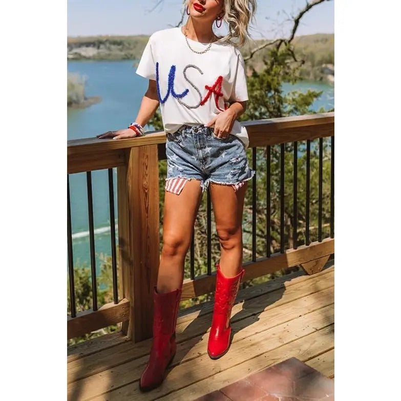 USA Tinsel T-Shirt “Medium”