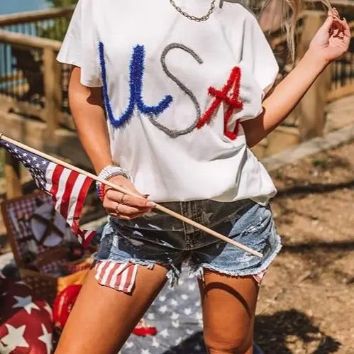 USA Tinsel T-Shirt “Medium”