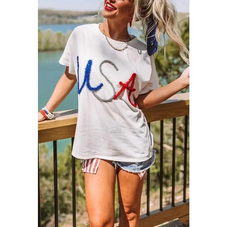 USA Tinsel T-Shirt “Medium”