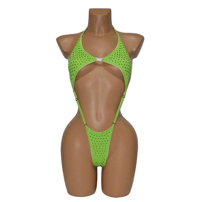 Midnight Sparkle Rhinestone Monokini