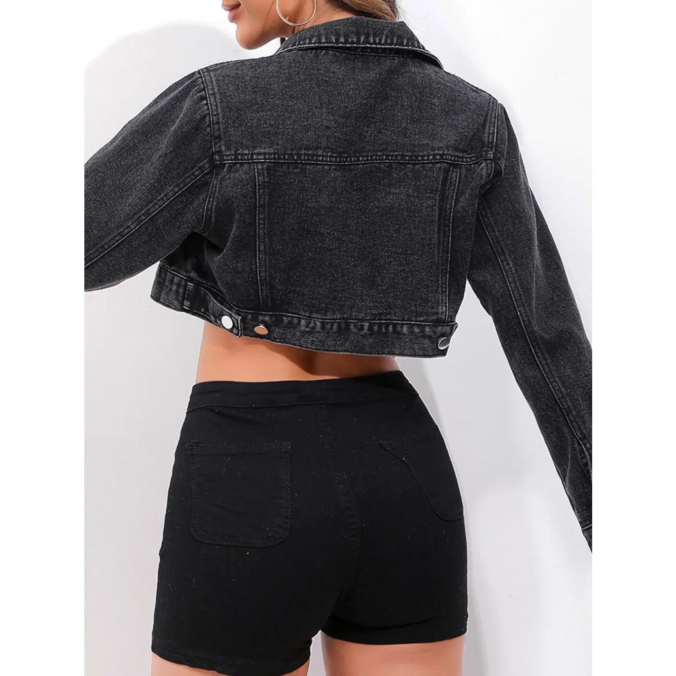 Cropped Denim Jacket