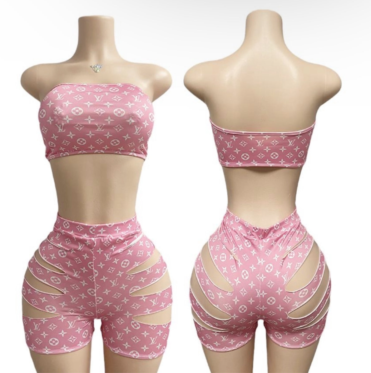 E-P07 col-Rose Short Set