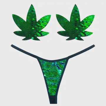 Pastie and Pantie Lingerie Set
