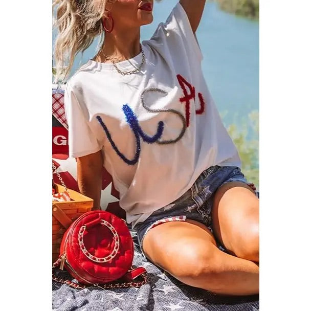 USA Tinsel T-Shirt “Medium”