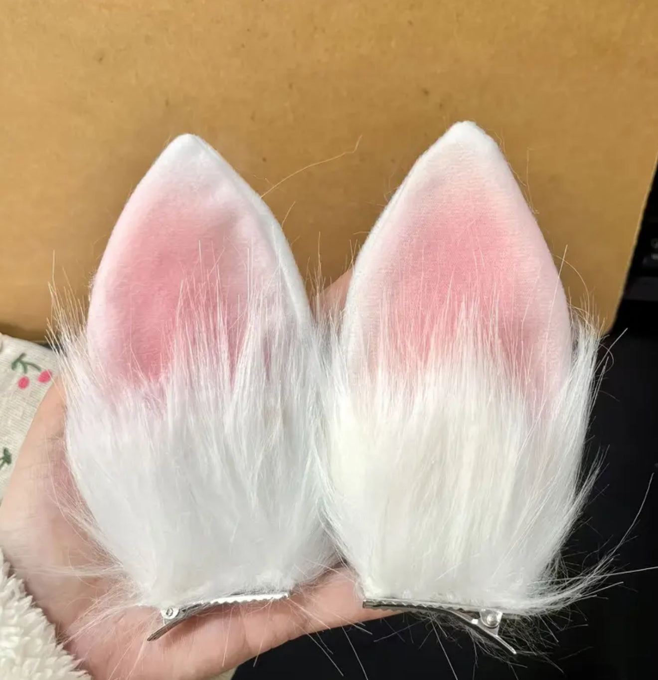 Pair of Adorable Rabbit Ear Hair Clips