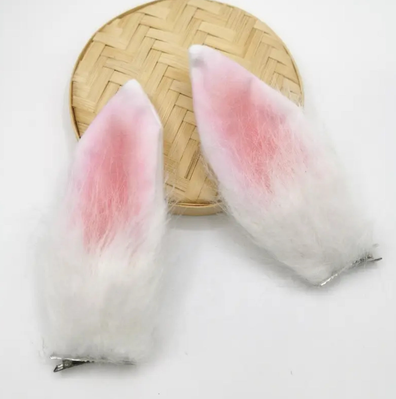 Pair of Adorable Rabbit Ear Hair Clips