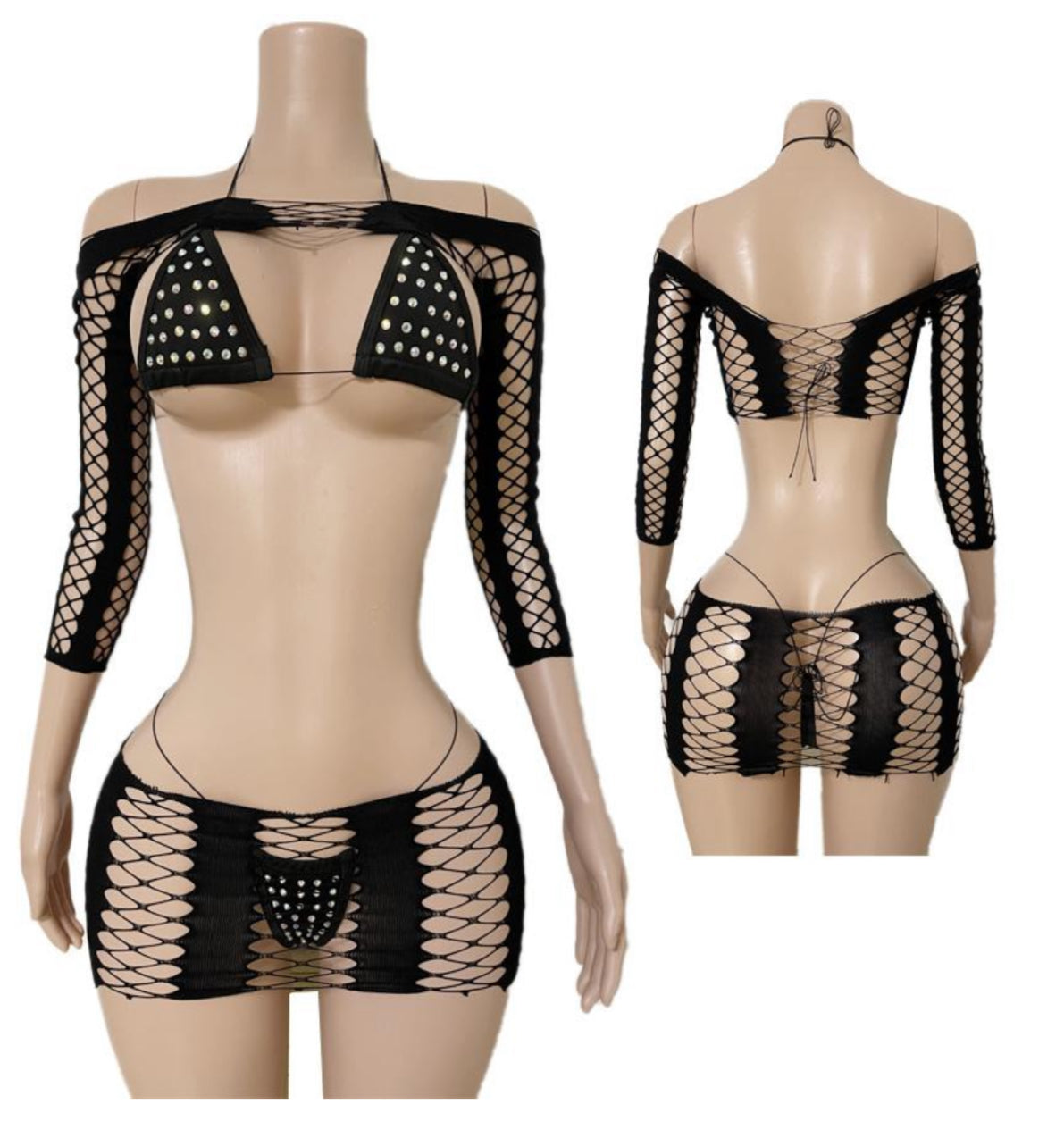 E-R34S 4PC Dancewear outfit