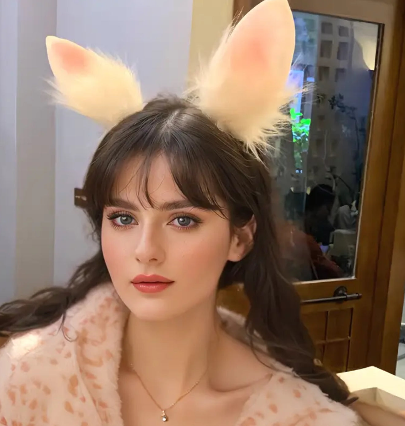 Pair of Adorable Rabbit Ear Hair Clips