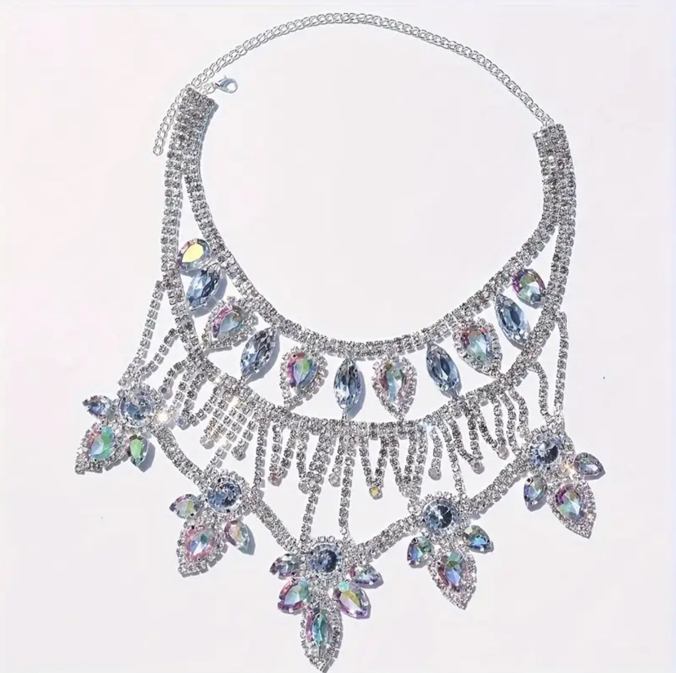 Elegant Boho Rhinestone Choker