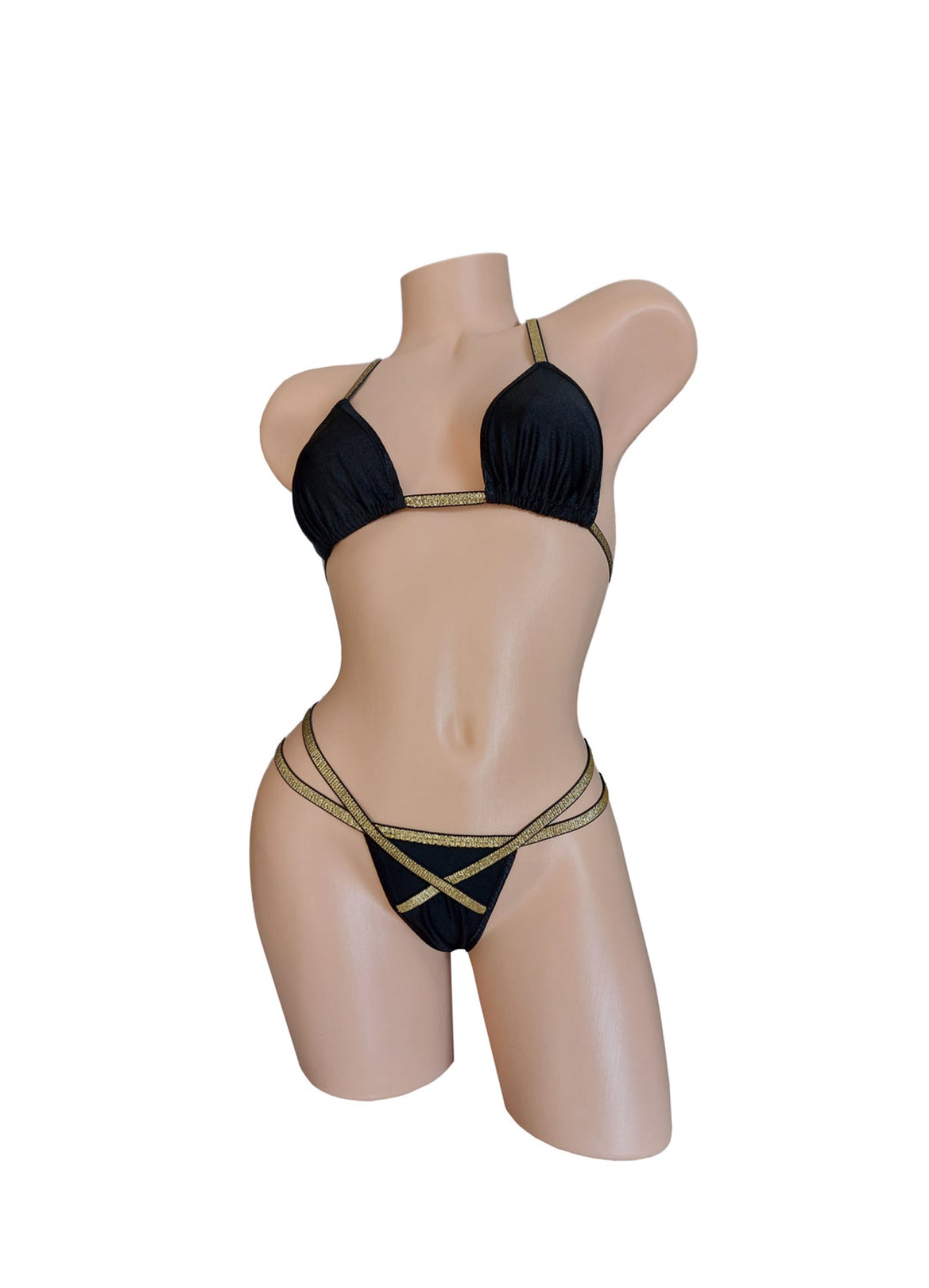 Black and Gold Original bikini set