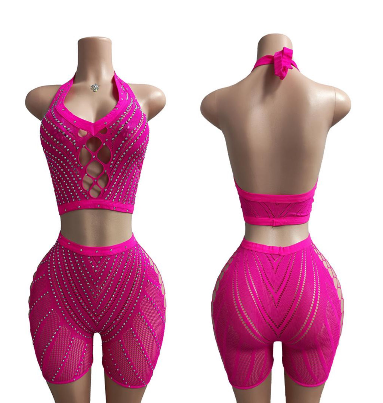 E-MT125 2PC set Exotic Dancewear outfit