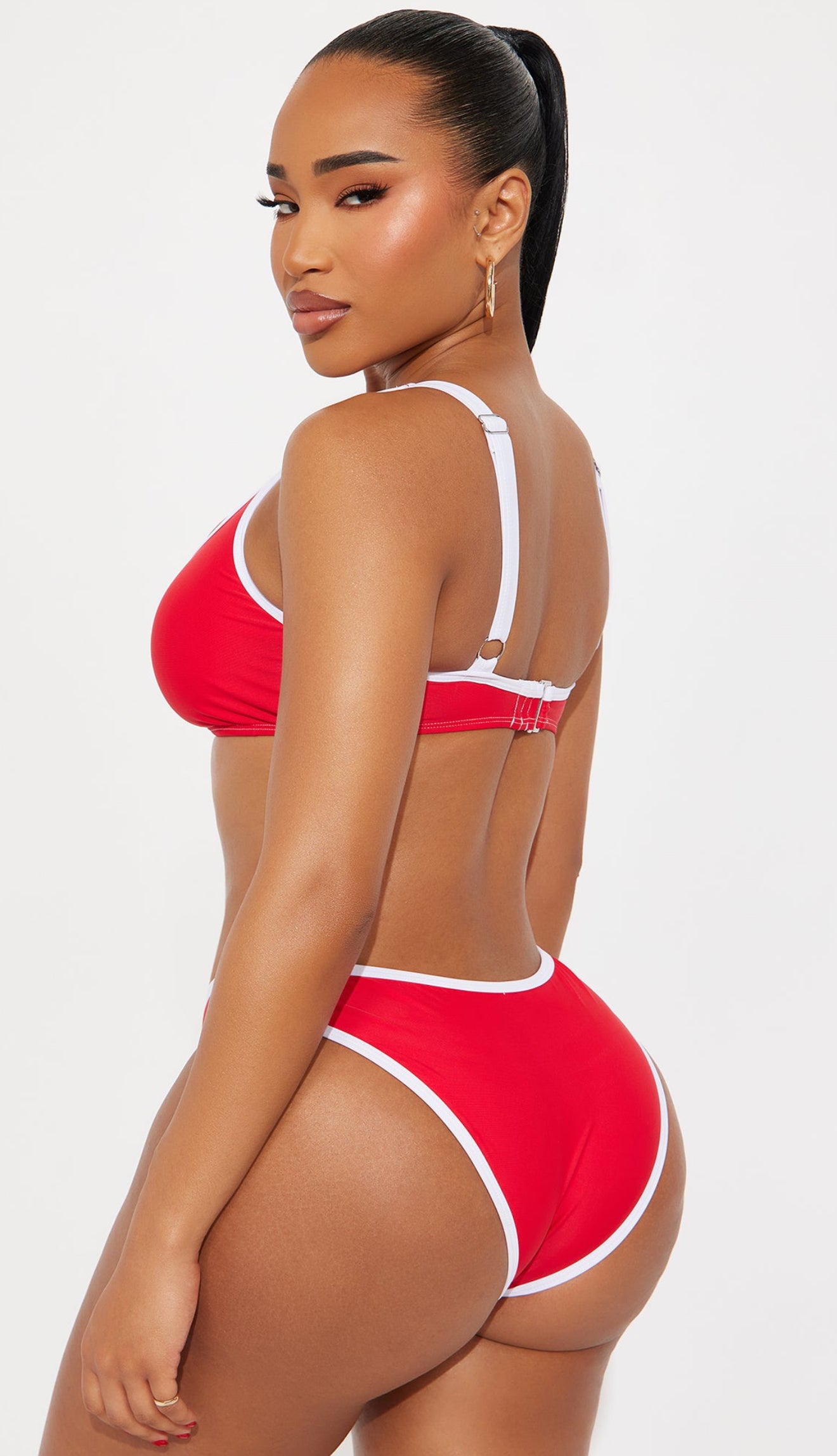 Honolulu Tank Bralette 2 piece Bikini - Red