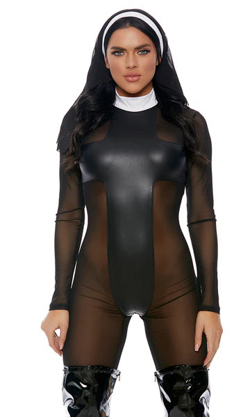 554632 Sinful Sister Sexy Nun Costume