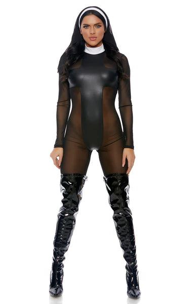 554632 Sinful Sister Sexy Nun Costume