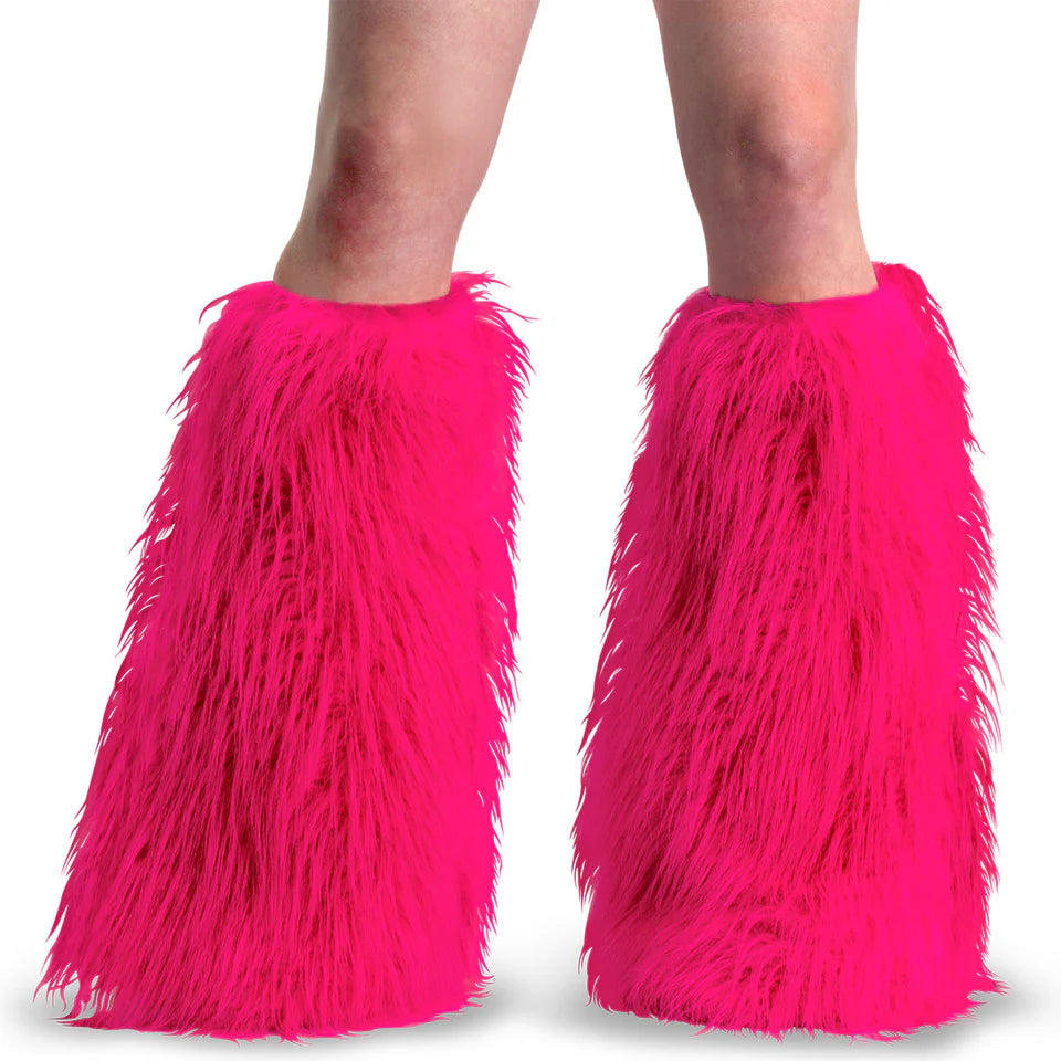 Faux Fur Boot Sleeves for Women | YETI-08 Leg Warmers | Dancewear & Winter Fashion | Rosario's Boutique
