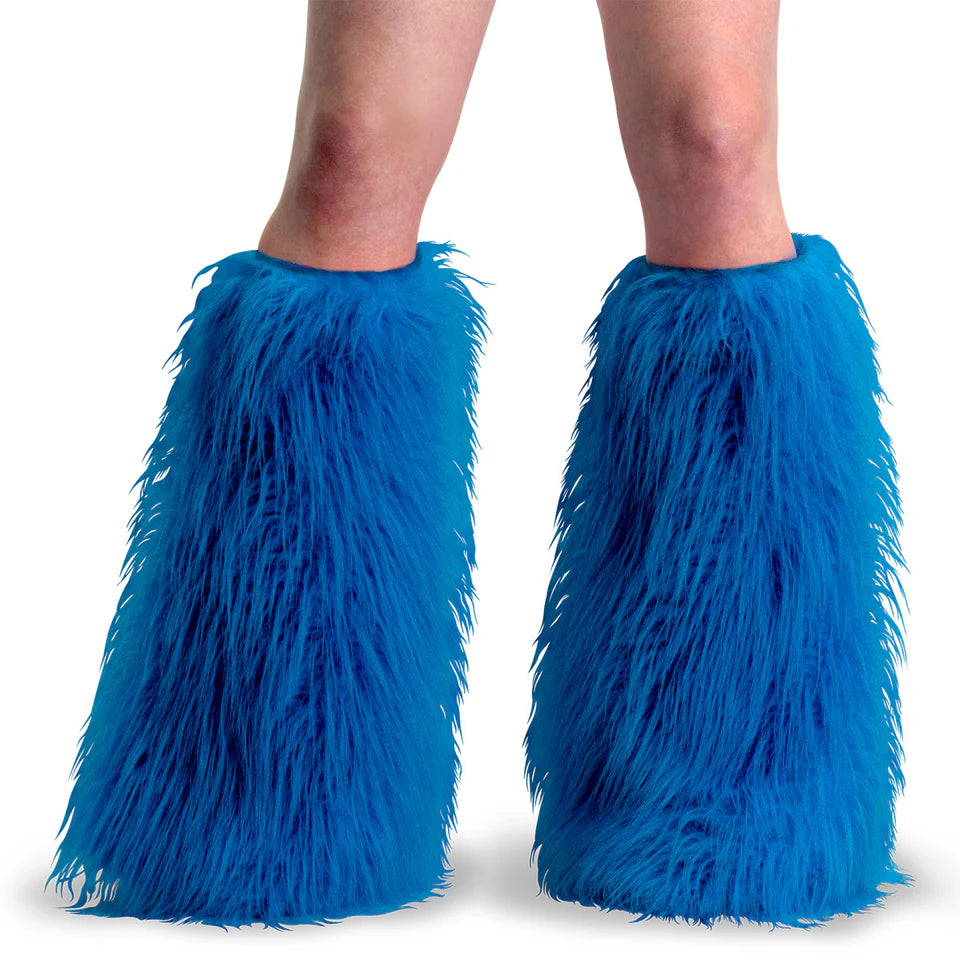 Faux Fur Boot Sleeves for Women | YETI-08 Leg Warmers | Dancewear & Winter Fashion | Rosario's Boutique