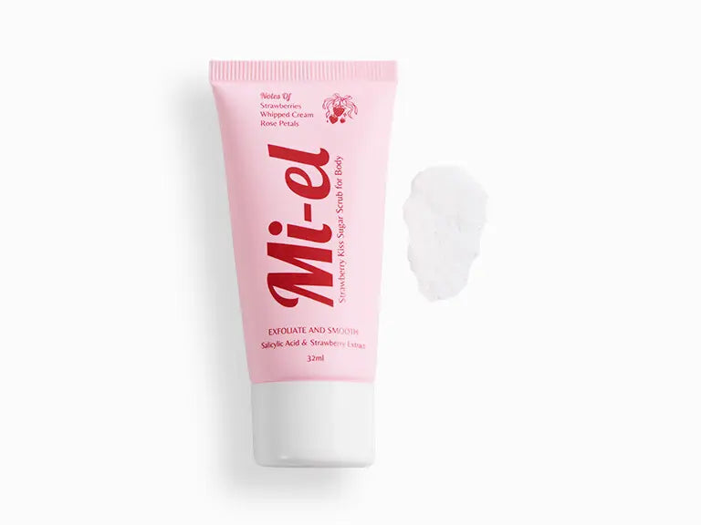 MI-EL SKINCARE
Strawberry Kiss Sugar Body Scrub Travel Size