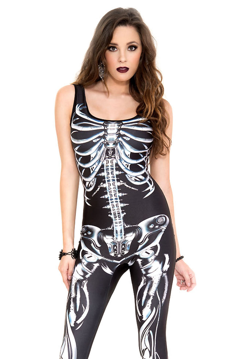 3D Skeleton Bodysuit Costume