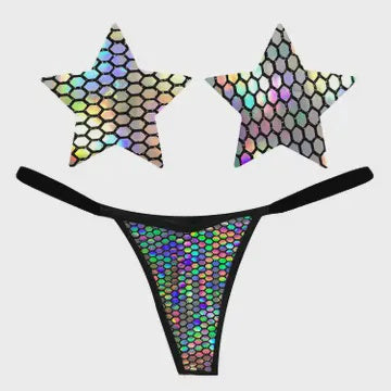Pastie and Pantie Lingerie Set