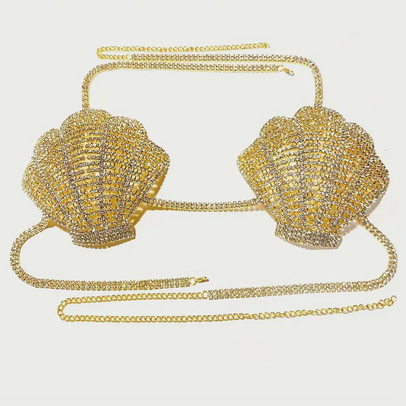 Glamorous Body Chain Gold