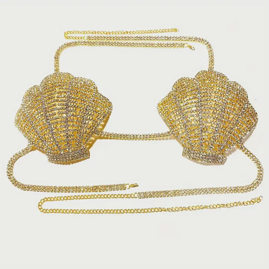 Glamorous Body Chain Gold