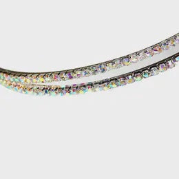 Colorful Rhinestone Hoop Earrings