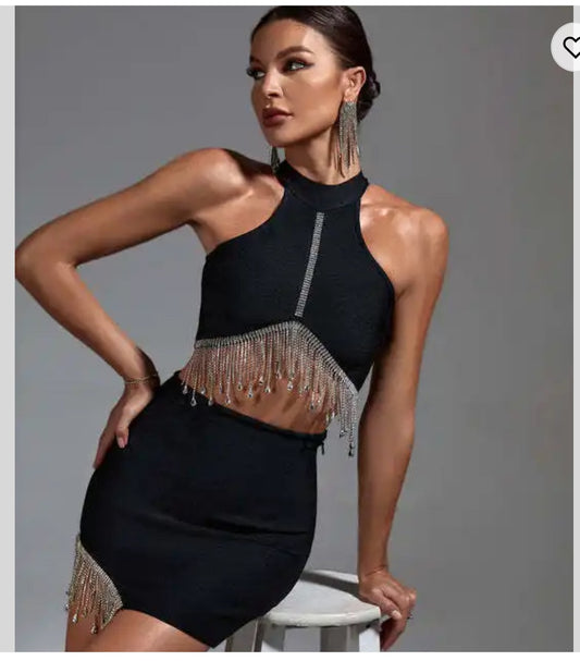 2 Piece Skirt Sets Bandage