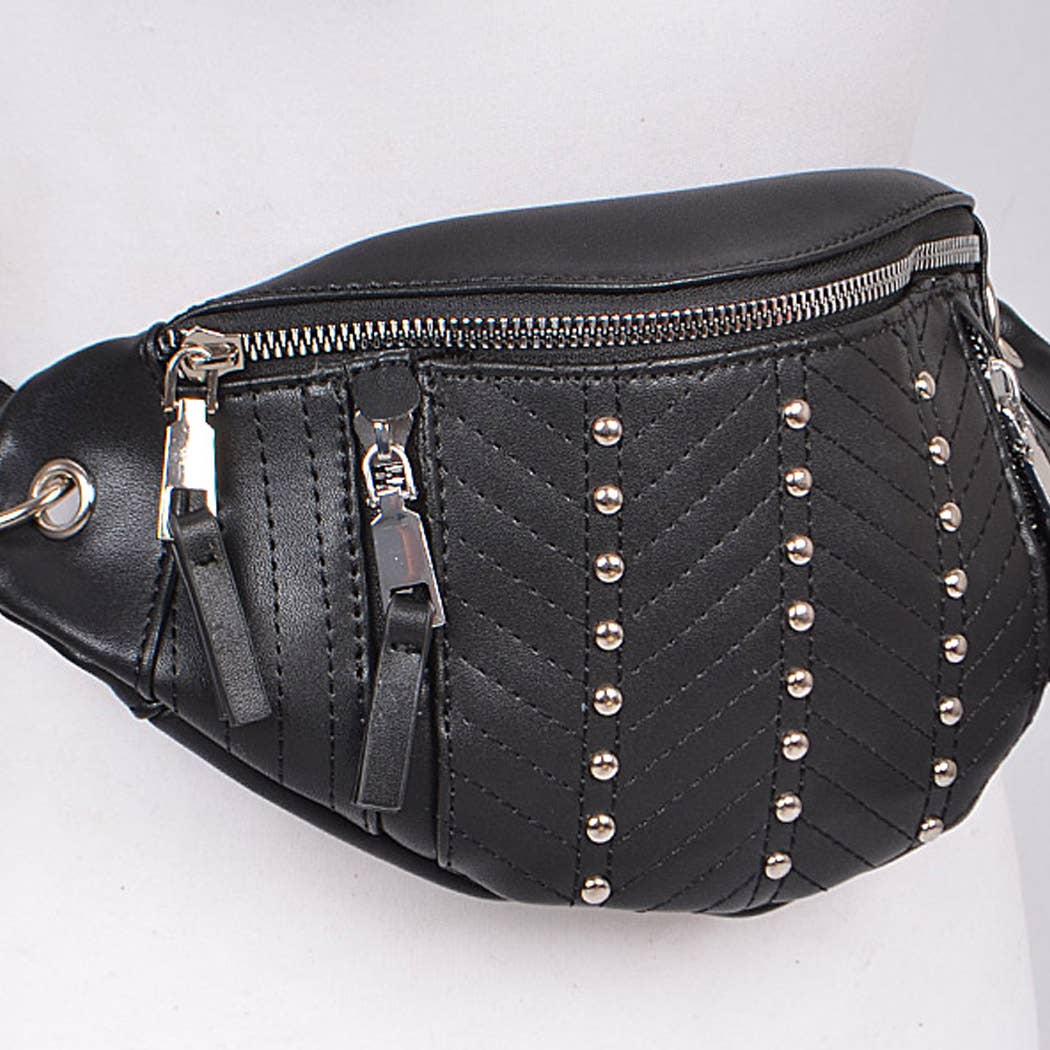 Studded Casual Fanny Pack