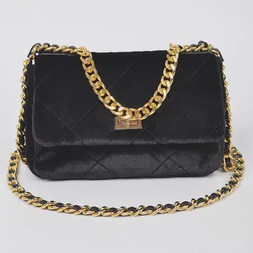 Faux Fur Crossbody Bag