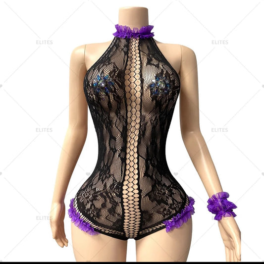 E-R34 luxury party romper