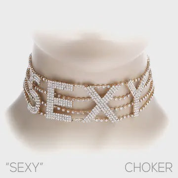 Rhinestone Sexy Choker