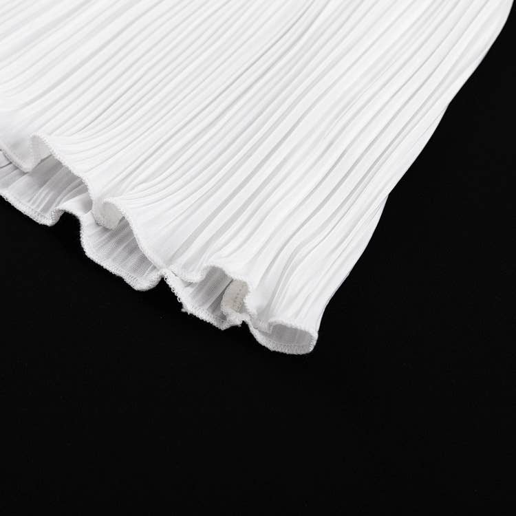Halterneck Sexy Tank Top Pleated Trouser Set