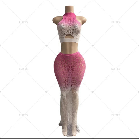 Colorful gradient dress