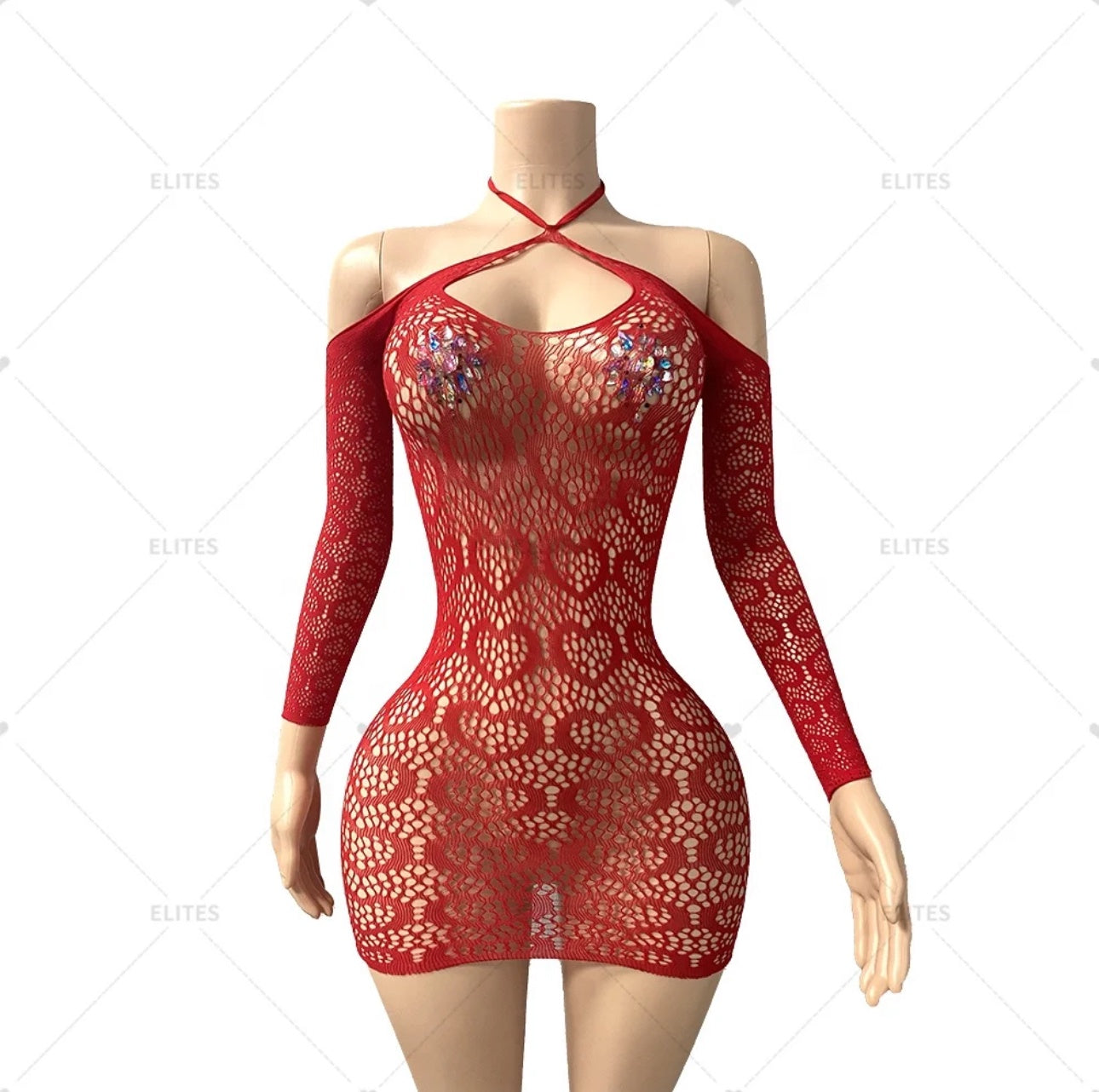 E-M01 one piece fishnet