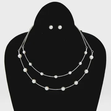 Pearl Fashion Necklace Set