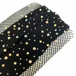 Pantyhose Rhinestone Stocking Fishnet