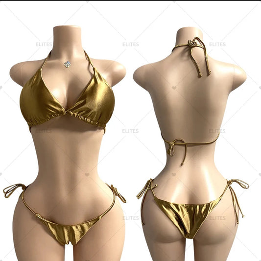 E-E03-R08 gold bikini