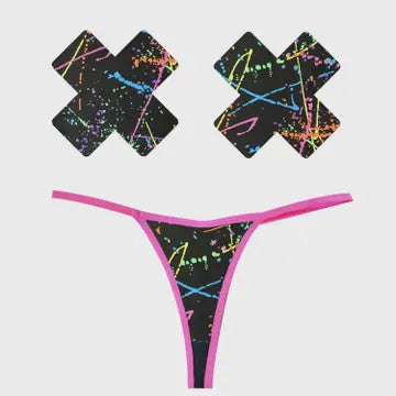 Pastie and Pantie Lingerie Set