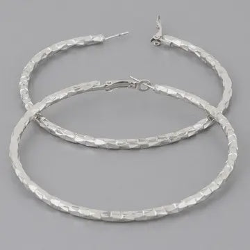 Silver hoops 3am