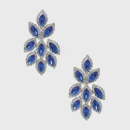 Marquise Chandelier Rhinestone Earrings