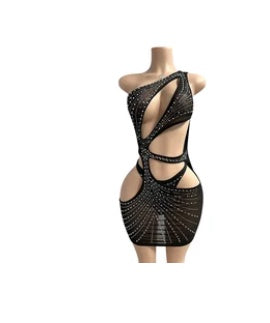 Exotic black dress