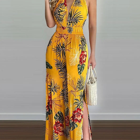 Casual Holiday Jumpsuit Yellow