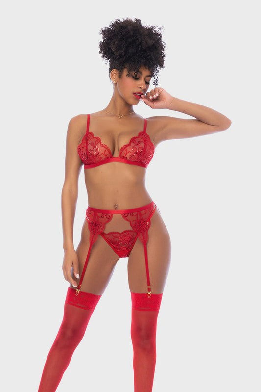8893 red 3pc set