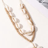 Shell And Flower Necklace