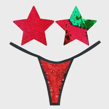 Pastie and Pantie Lingerie Set