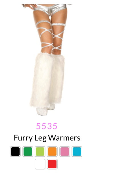 5535 Furry Leg Warmers