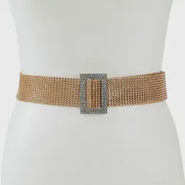 Wedding Sash Belt Gold