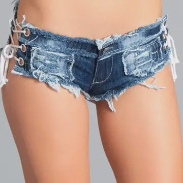 Sexy Cut Off Low Waist Denim