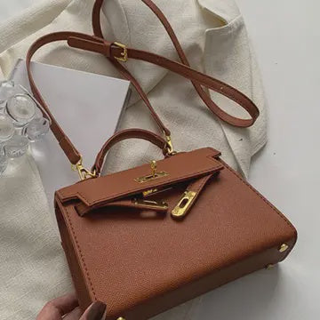 Buckled Handle Cross Mini BAG